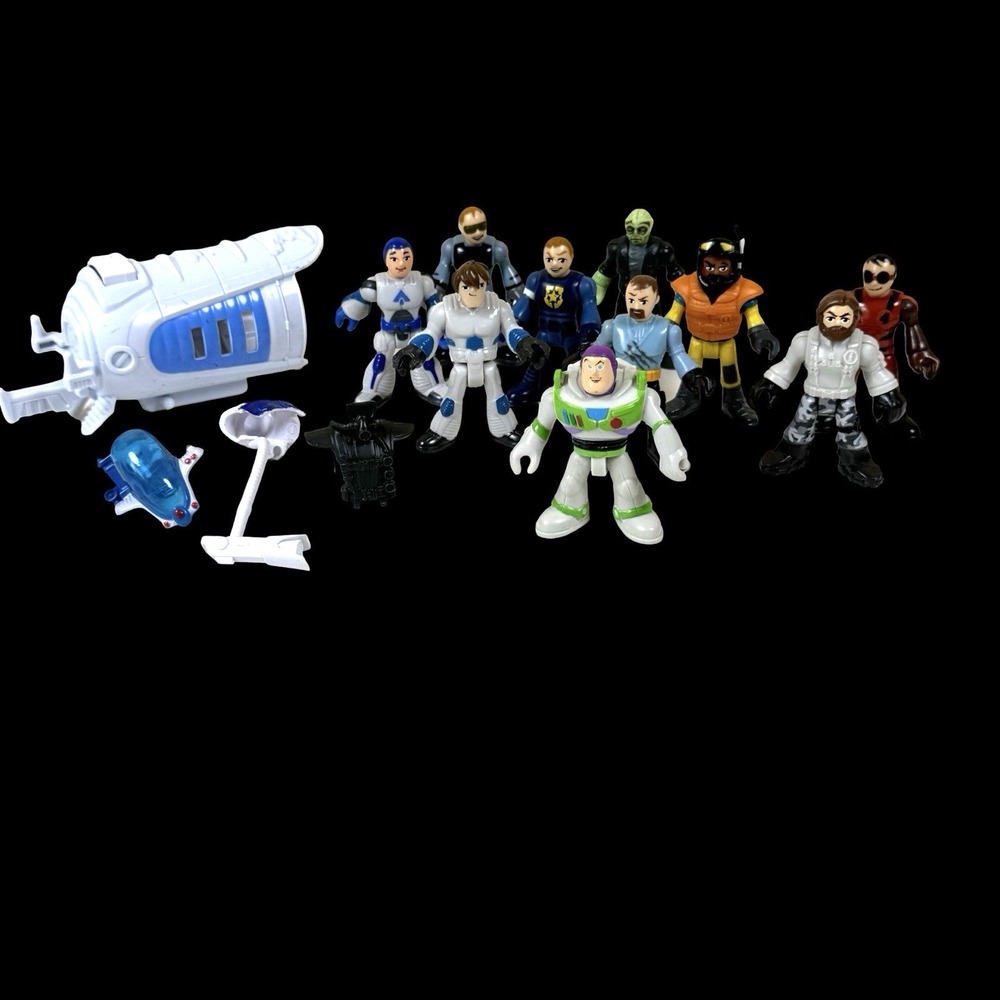 Imaginext  Assorted Figures Lot of 10 with Accessories